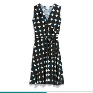 Leota Aneeka Knit Faux Wrap Dress